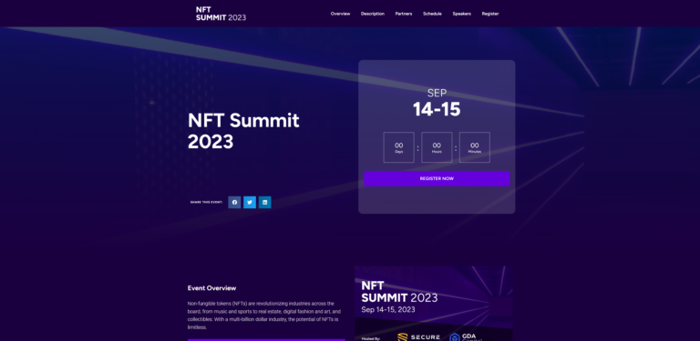 Home - NFT Summit 2023